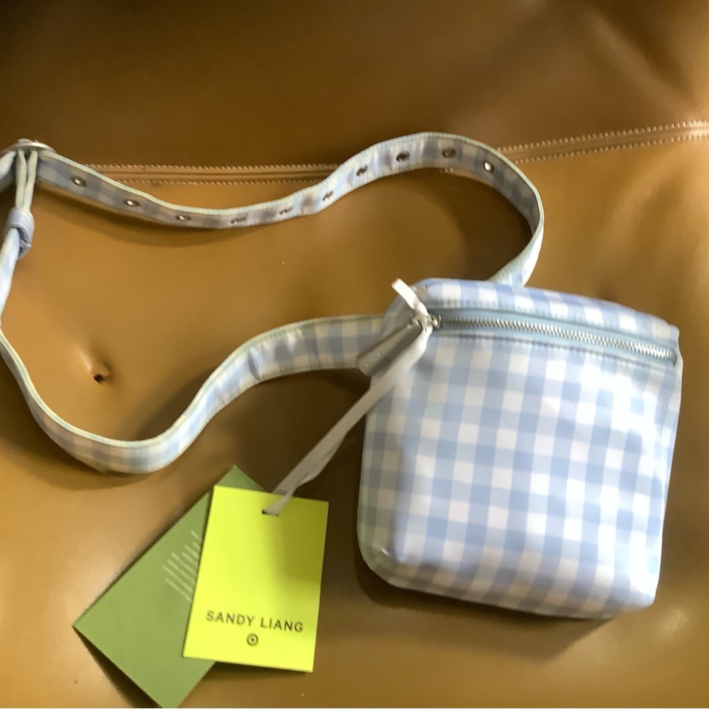 Sandy Laing Target Gingham Belt Bag New w original tags